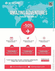 海空公司海报传单图片